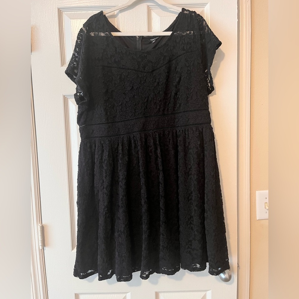 Torrid Black Lace Dress